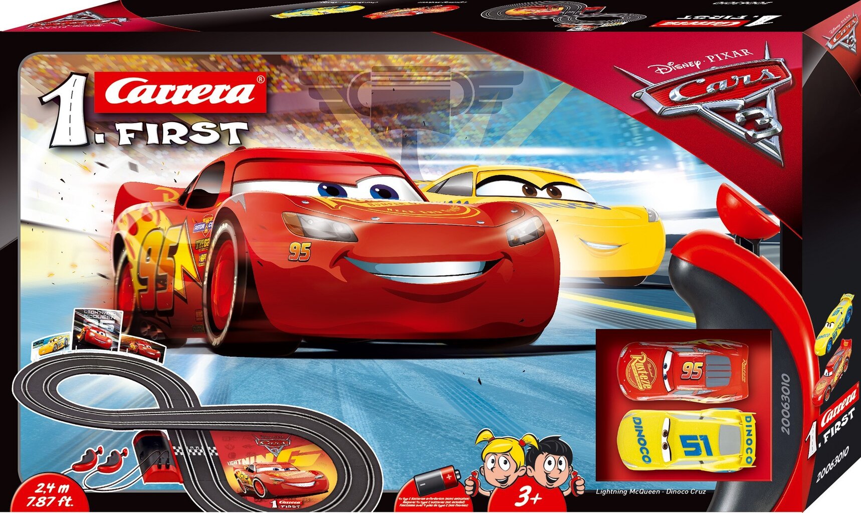 Automobilių trasa Carrera First Disney Pixar Cars kaina ir informacija | Žaislai berniukams | pigu.lt