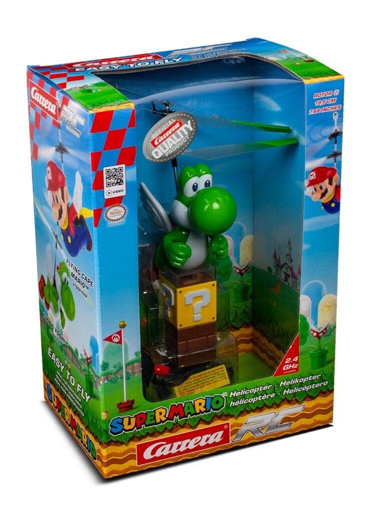 Radijo bangomis valdoma figūrėlė Carrera Super Mario Flying Yoshi kaina ir informacija | Žaislai berniukams | pigu.lt