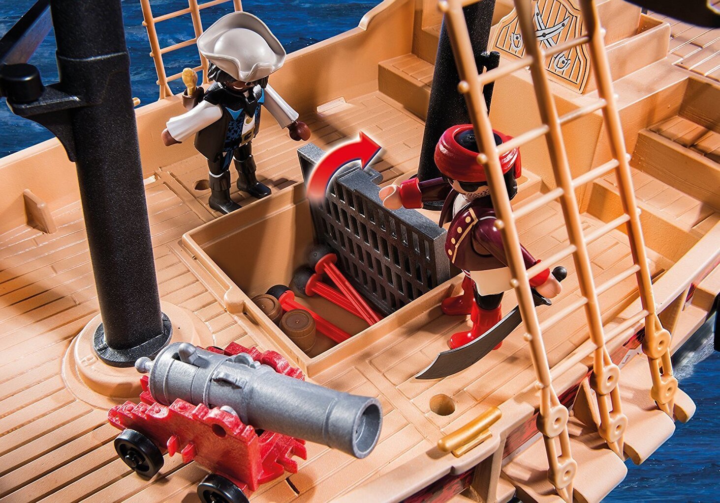 6678 PLAYMOBIL® Pirates, Didysis piratų laivas kaina ir informacija | Konstruktoriai ir kaladėlės | pigu.lt