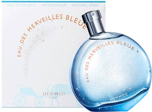 Hermes Eau Des Merveilles Bleue EDT для женщин 50 мл цена и информация | Женские духи | pigu.lt