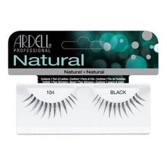 Наклеенные ресницы Ardell Natural 104 цена и информация | Накладные ресницы, керлеры | pigu.lt