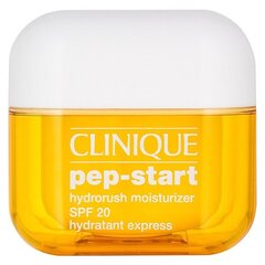 Apsauginis dieninis veido kremas Clinique Pep-Start Hydrorush Moisturizer SPF20 50 ml kaina ir informacija | Veido kremai | pigu.lt