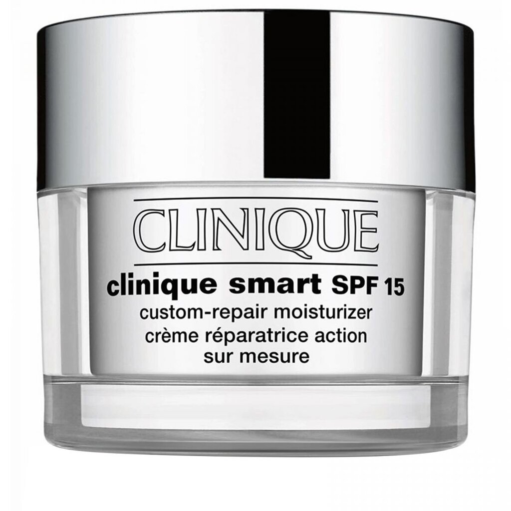 Dieninis veido kremas nuo raukšlių sausai ir mišriai odai Clinique Smart Custom Repair SPF15 30 ml kaina ir informacija | Veido kremai | pigu.lt