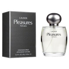 Estée Lauder Pleasures for Men EDC для мужчин 100 ml цена и информация | Мужские духи | pigu.lt