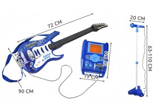 Комплект: Электрическая гитара, микрофон и колонки. цена и информация | Гитары | pigu.lt