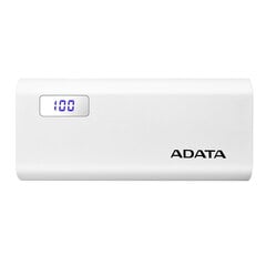 ADATA P12500D Power Bank, 12500mAh, белый цена и информация | ADATA Мобильные телефоны, Фото и Видео | pigu.lt