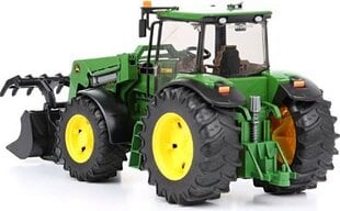 Трактор Bruder John Deere с фронтальным погрузчиком цена и информация | Игрушки для мальчиков | pigu.lt