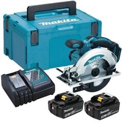 Аккумуляторная циркулярная пила Makita DSS610RTJ; 18 В; 2x5,0 Ah аккум. цена и информация | Пилы, циркулярные станки | pigu.lt