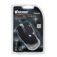 Vakoss TM-481UK, черный цена и информация | Мыши | pigu.lt