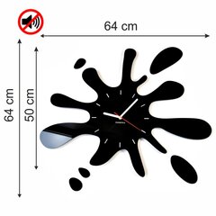 Настенные часы, Чернильные пятна цена и информация | Часы | pigu.lt