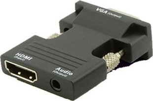 MicroConnect HDMIVGAAUDIOB цена и информация | Адаптеры, USB-разветвители | pigu.lt