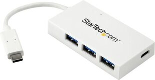 StarTech HB30C3A1CFBW kaina ir informacija | Adapteriai, USB šakotuvai | pigu.lt