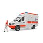 Bruder greitosios pagalbos automobilis su figūrėle, 02536 kaina ir informacija | Žaislai berniukams | pigu.lt