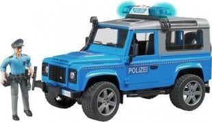 BRUDER Внедорожник Land Rover Defender Station Wagon Полицейская цена и информация | Игрушки для мальчиков | pigu.lt