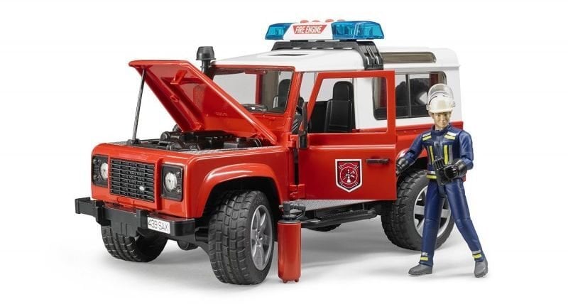 Džipas su fermeriu Land Rover Bruder, BR-02596 kaina ir informacija | Žaislai berniukams | pigu.lt