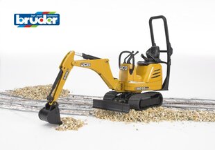 Экскаватор BRUDER JCB Micro 8010 CTS с аксессуарами, 62003 цена и информация | Игрушки для мальчиков | pigu.lt