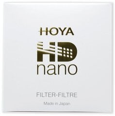 Hoya поляризационный фильтр HD Nano 62mm цена и информация | Фильтры для объективов | pigu.lt