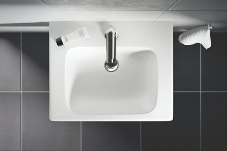 Apatinė vonios spintelė su praustuvu Kolo Modo 50 cm, balta kaina ir informacija | Vonios spintelės | pigu.lt