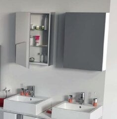 Навесной шкафчик для ванной Kolo Twins 60 x 70 см, серый цена и информация | Шкафчики для ванной | pigu.lt