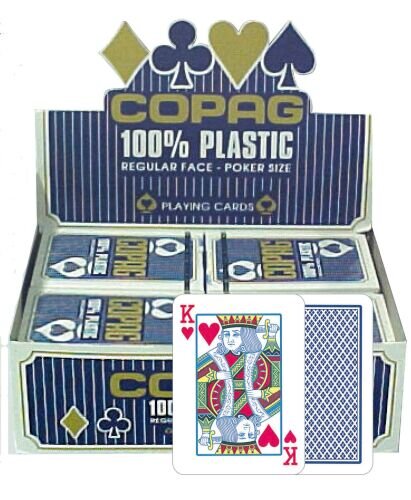 Plastikinės kortos Copag 100% kaina ir informacija | Azartiniai žaidimai, pokeris | pigu.lt
