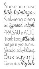 Interjero lipdukas Šiuose namuose būk laimingas цена и информация | Интерьерные наклейки | pigu.lt