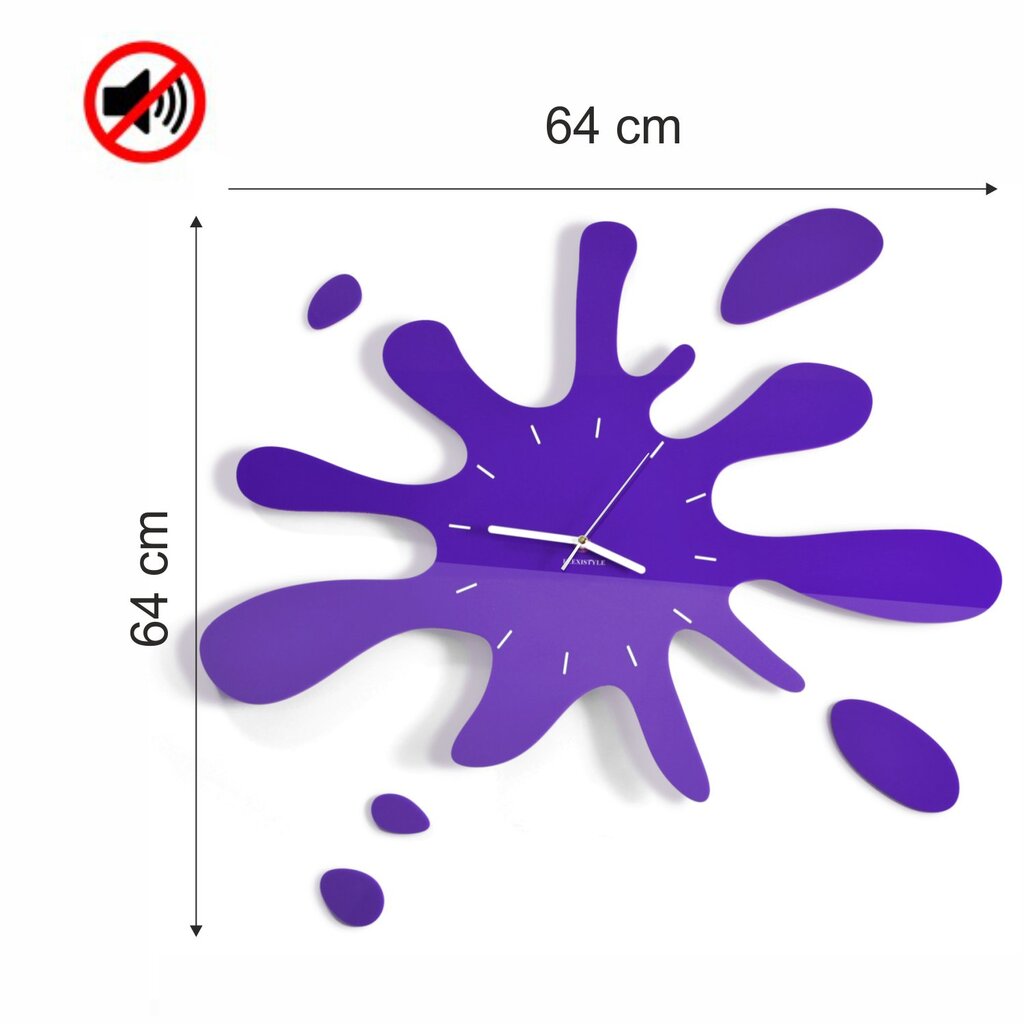 Sieninis laikrodis Rašalo dėmė kaina ir informacija | Laikrodžiai | pigu.lt