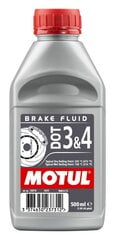 Alyva Motul DOT 3&4 0,5ltr (102718) цена и информация | Моторные масла | pigu.lt