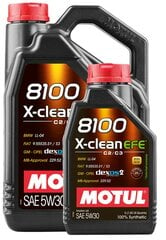 Alyva Motul 8100 X-Clean Efe C2/C3 Synthetic, 5W30, 1L kaina ir informacija | Motul Autoprekės | pigu.lt