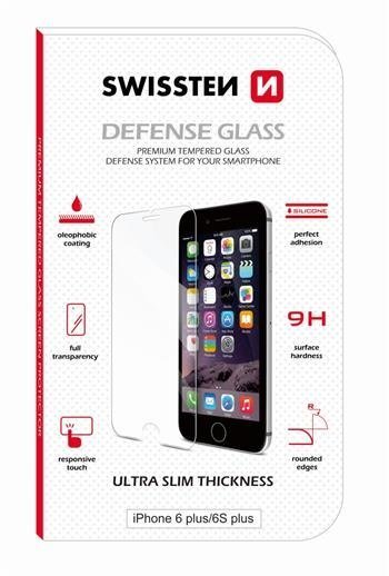 Swissten Tempered Glass skirtas Apple iPhone 6 Plus / 6S Plus цена и информация | Apsauginės plėvelės telefonams | pigu.lt