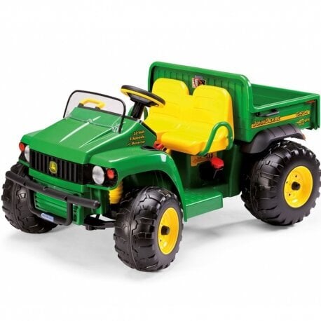 Dvivietis vaikiškas elektrinis traktorius Peg Perego John Deere Gator HPX 12V, žalias цена и информация | Elektromobiliai vaikams | pigu.lt