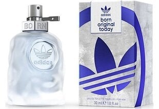 Tualetinis vanduo Adidas Born Original Today EDT vyrams 30 ml цена и информация | Мужские духи | pigu.lt