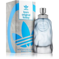 Tualetinis vanduo Adidas Born Original Today EDT vyrams 50 ml kaina ir informacija | Kvepalai vyrams | pigu.lt