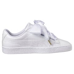 Sportiniai batai moterims Puma Basket Heart Patent, balti​ kaina ir informacija | Puma Batai moterims | pigu.lt