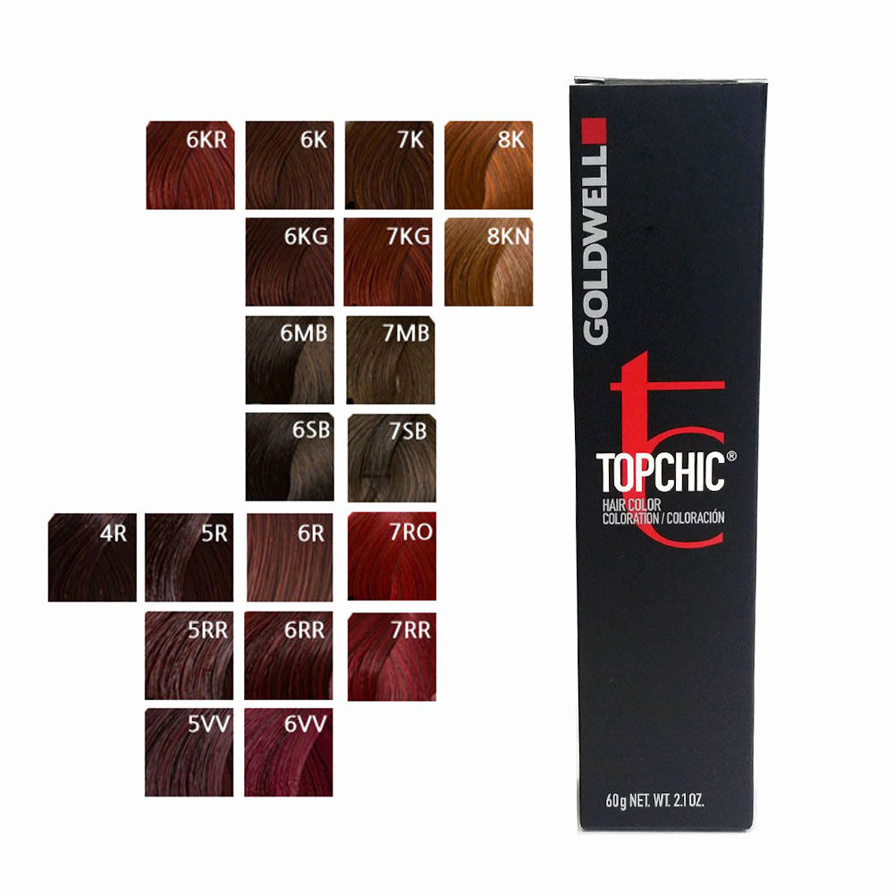 Plaukų dažai Goldwell Topchic 60 ml, 5R цена и информация | Plaukų dažai | pigu.lt