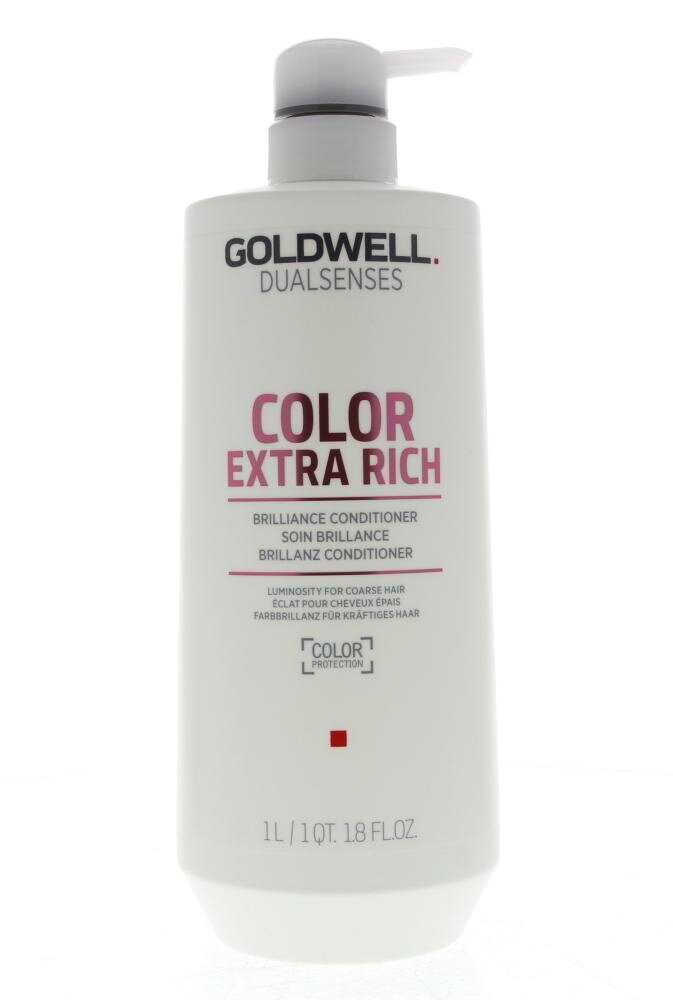 Kondicionierius dažytiems plaukams Goldwell Color Extra Rich, 1000 ml kaina ir informacija | Balzamai, kondicionieriai | pigu.lt