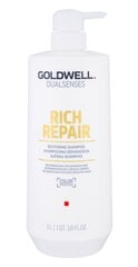 Atkuriamasis šampūnas sausiems ir pažeistiems plaukams Goldwell Dualsenses Rich Repair, 1000 ml kaina ir informacija | Goldwell Plaukų priežiūrai | pigu.lt