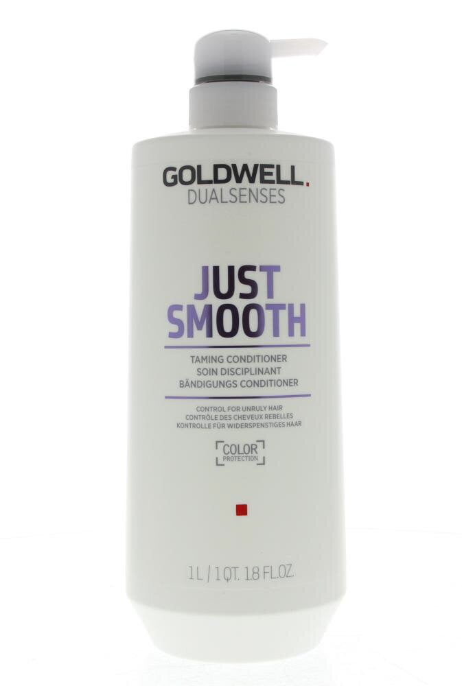 Glotninamasis kondicionierius nepaklusniems plaukams Goldwell Dualsenses Just Smooth, 1000 ml цена и информация | Balzamai, kondicionieriai | pigu.lt