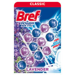 Очиститель и освежитель для туалета BREF Power Aktiv Lavender, 2x50 г цена и информация | Bref Кухонные товары, товары для домашнего хозяйства | pigu.lt