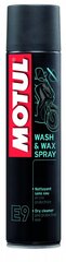 Valiklis MOTUL Wash & Wax SPRAY E9 0,4ltr (103174) kaina ir informacija | Variklinės alyvos | pigu.lt