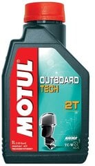 Alyva MOTUL OUTBOARD TECH 2T 1ltr (102789) цена и информация | Моторные масла | pigu.lt