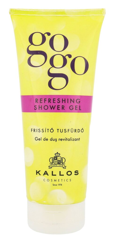 Dušo želė Kallos Cosmetics Go Go Refreshing 200 ml цена и информация | Dušo želė, aliejai | pigu.lt