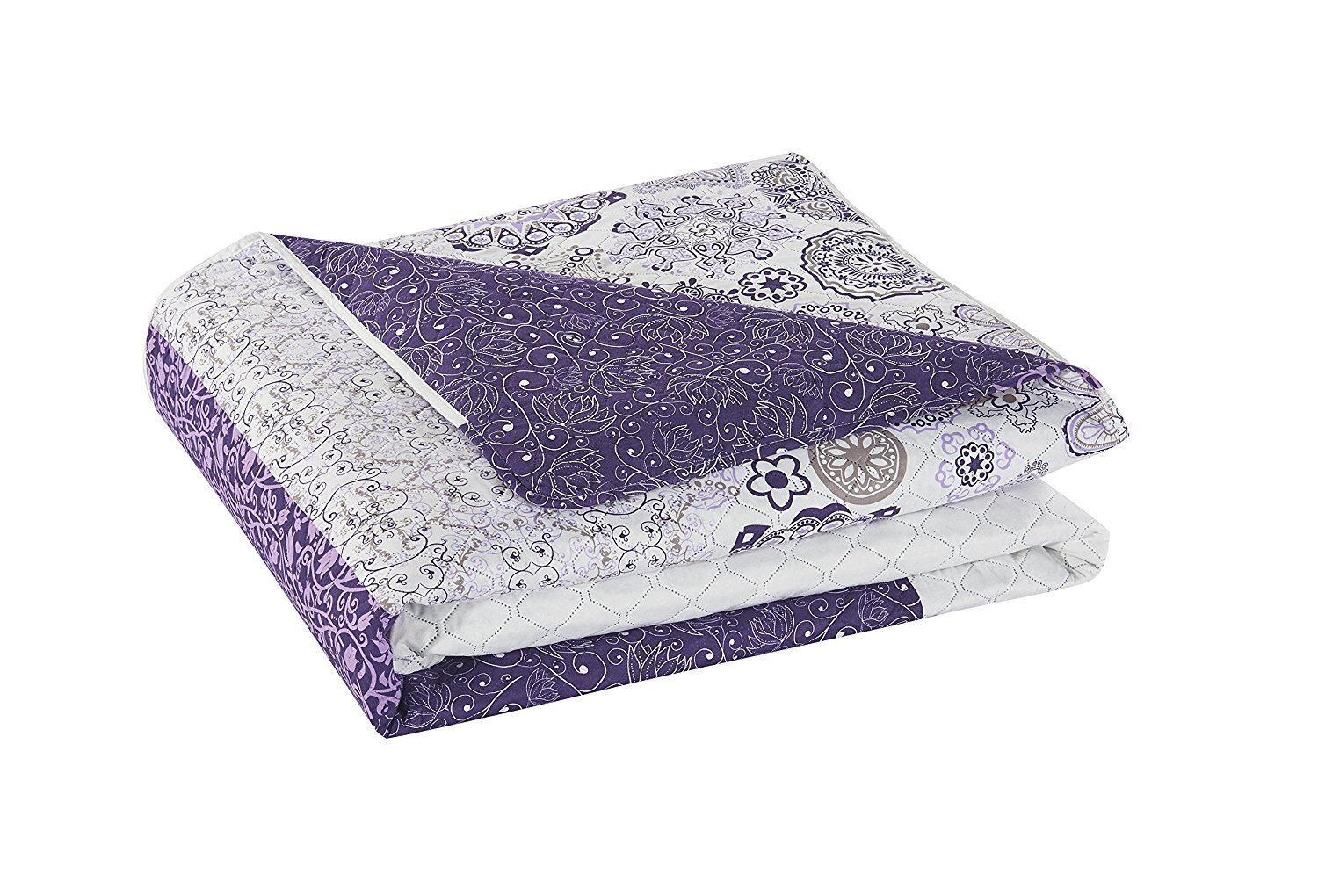 Dvipusė lovatiesė Alhambra Purple Violet, 240x260 cm kaina ir informacija | Lovatiesės ir pledai | pigu.lt
