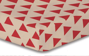 DecoKing paklodė Hypnosis Collection Triangles MAR+CRE S1, 220x240 cm kaina ir informacija | Paklodės | pigu.lt