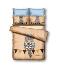 Простыня DecoKing Owls 200x220 см цена и информация | Комплекты постельного белья | pigu.lt