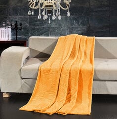 Mikrofibros pledas Henry Orange, 70x150 cm kaina ir informacija | Lovatiesės ir pledai | pigu.lt