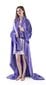 Pledas su rankovėmis Lazy Lilac, 170x200 cm kaina ir informacija | Lovatiesės ir pledai | pigu.lt