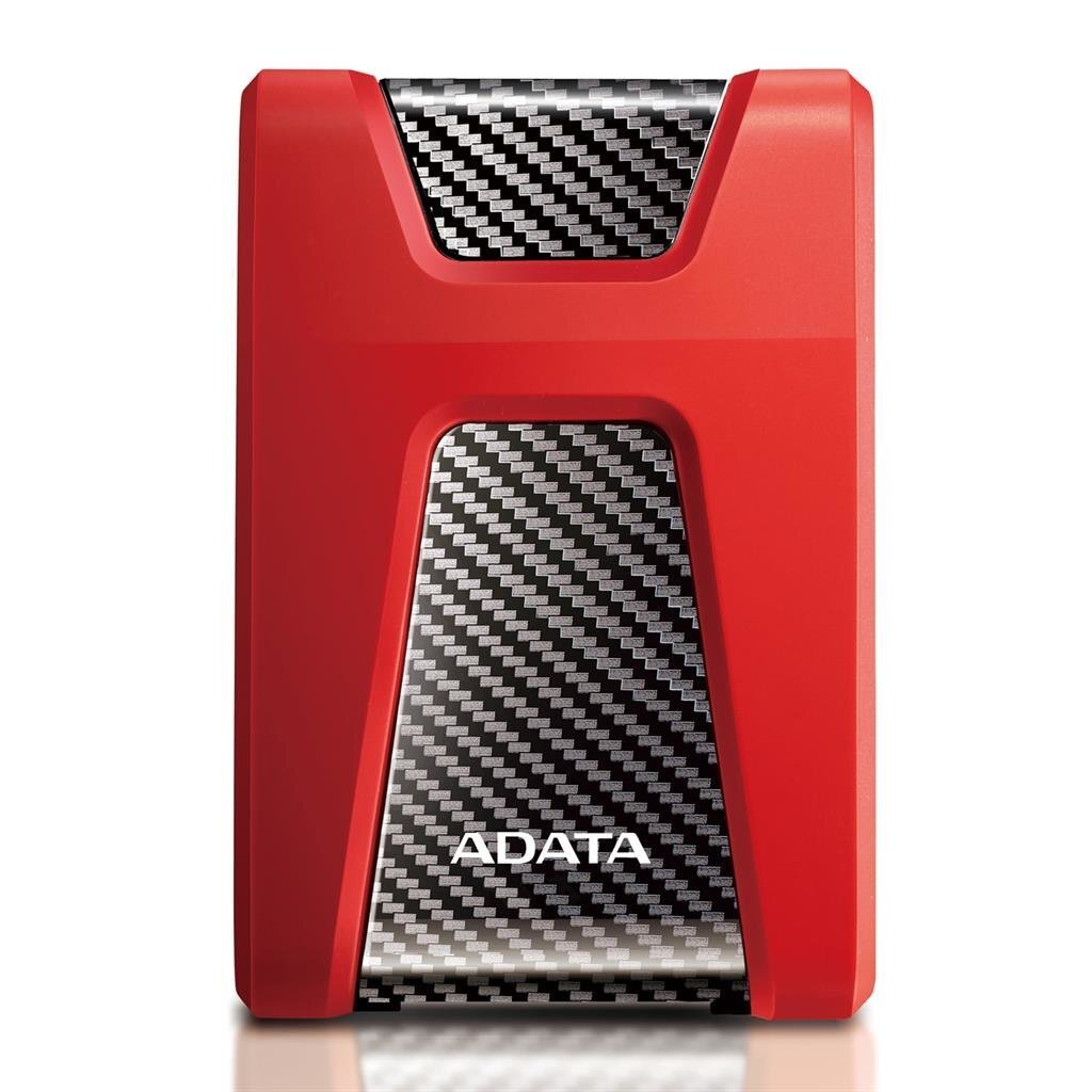 Adata HD650 2.5" 2TB, USB 3.1 , Raudonas цена и информация | Išoriniai kietieji diskai (SSD, HDD) | pigu.lt