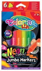 Flomasteriai Colorino Kids Jumbo, kaina ir informacija | Piešimo, tapybos, lipdymo reikmenys | pigu.lt