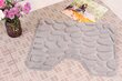 Memory foam kilimėlis "Benedomo" Grey, 50x60 cm kaina ir informacija | Vonios kambario aksesuarai | pigu.lt