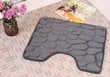 Memory foam kilimėlis "Benedomo" Deep grey, 50x60 cm kaina ir informacija | Vonios kambario aksesuarai | pigu.lt